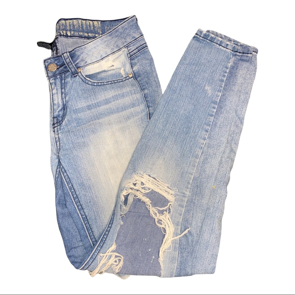 Vintage Republic Ripped Distressed Skinny Jeans size 26